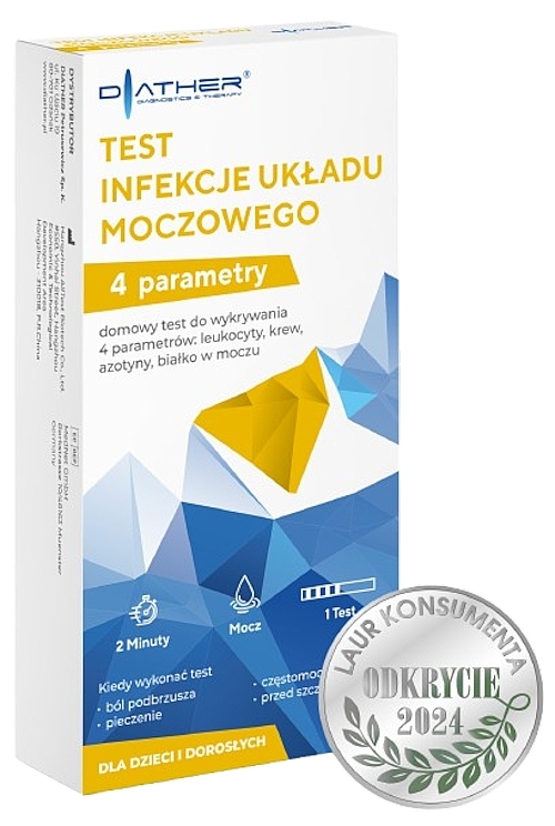 Test na infekcje układu moczowego - Diather Diagnostics & Therapy  — Zdjęcie N1