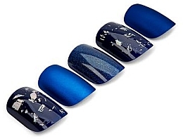 Zestaw sztucznych paznokci - Ardell Nail Addict Premium Artifical Nail Set Matte Blue — Zdjęcie N2