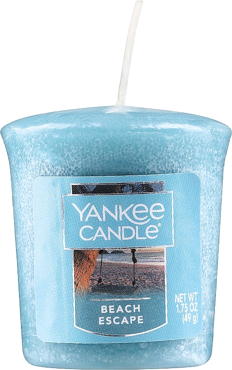 Świeca zapachowa - Yankee Candle Beach Escape Votive Candle — Zdjęcie N1
