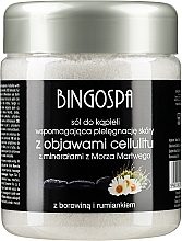 Kup Sól z minerałami z Morza Martwego do pielęgnacji skóry ze skłonnościami do cellulitu z ekstraktami z rumianku i borowiny - BingoSpa Salt With Minerals