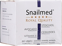 PRZECENA! Aktywny krem przeciwzmarszczkowy dla mężczyzn - Snailmed Royal Quality Active Cream * — Zdjęcie N3