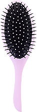 Szczotka do włosów z magnetycznym lusterkiem, różowo-błękitna - Twish Professional Hair Brush With Magnetic Mirror Mauve-Blue — Zdjęcie N3