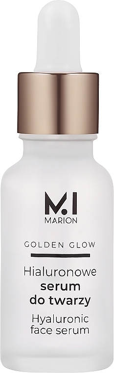 Hialuronowe serum do twarzy - Marion MI Golden Glow Hyaluronic Face Serum — Zdjęcie N1