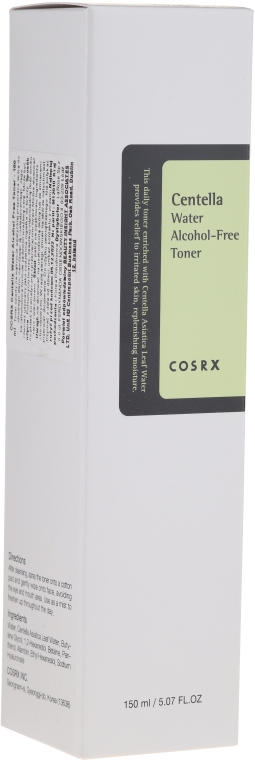 Bezalkoholowy tonik do cery wrażliwej - Cosrx Centella Water Alcohol-Free Toner