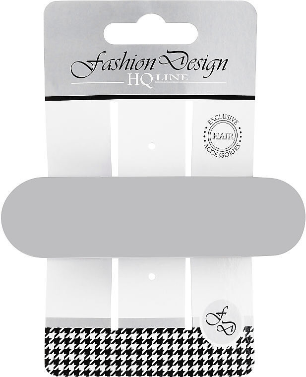 Automatyczna spinka do włosów Fashion Design, 28403, szara - Top Choice Fashion Design HQ Line — Zdjęcie N1
