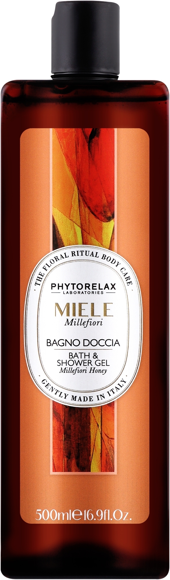 Żel pod prysznic i do kąpieli Millefiori Honey - Phytorelax Laboratories Floral Ritual Bath & Shower Gel — Zdjęcie 500 ml