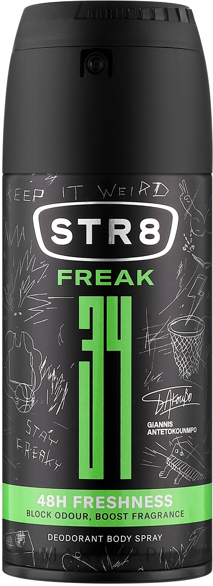 STR8 FR34K - Dezodorant w sprayu dla mężczyzn — Zdjęcie 150 ml