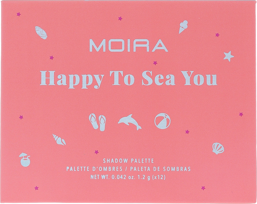 Paleta cieni do powiek - Moira Happy To Sea You Shadow Palette — Zdjęcie N2