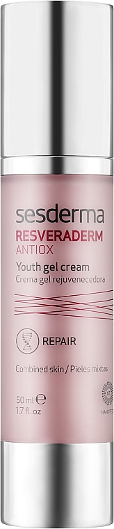 Przeciwstarzeniowy krem-żel do twarzy - SesDerma Laboratories Resveraderm Antiox Concentrated Anti-Aging