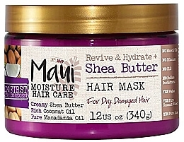 Maska do włosów suchych i zniszczonych Masło Shea - Maui Moisture Revive & Hydrate Shea Butter Hair Mask — Zdjęcie N1
