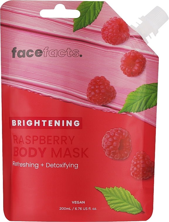 Rozjaśniająca maska do ciała z malinami - Face Facts Brightening Raspberry Body Mask  — Zdjęcie N1