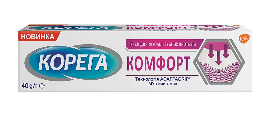 Krem do mocowania protez Comfort - Corega — Zdjęcie N1