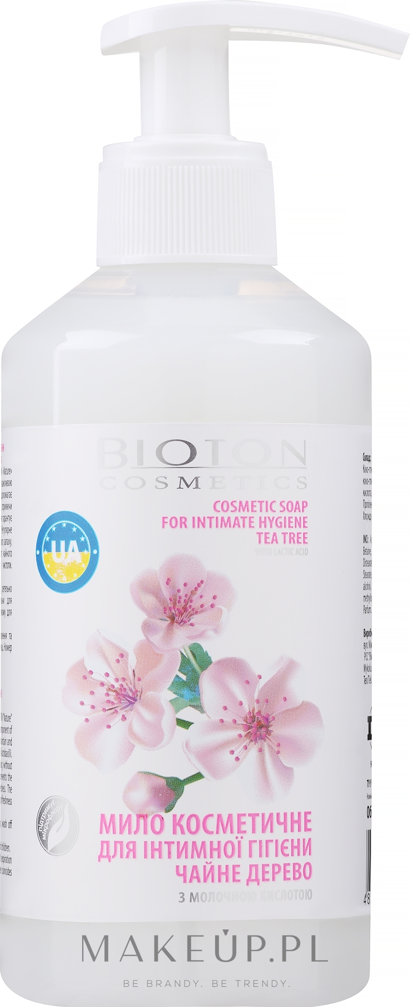 Mydło kosmetyczne do higieny intymnej Drzewo herbaciane - Bioton Cosmetics Nature — Zdjęcie 300 ml