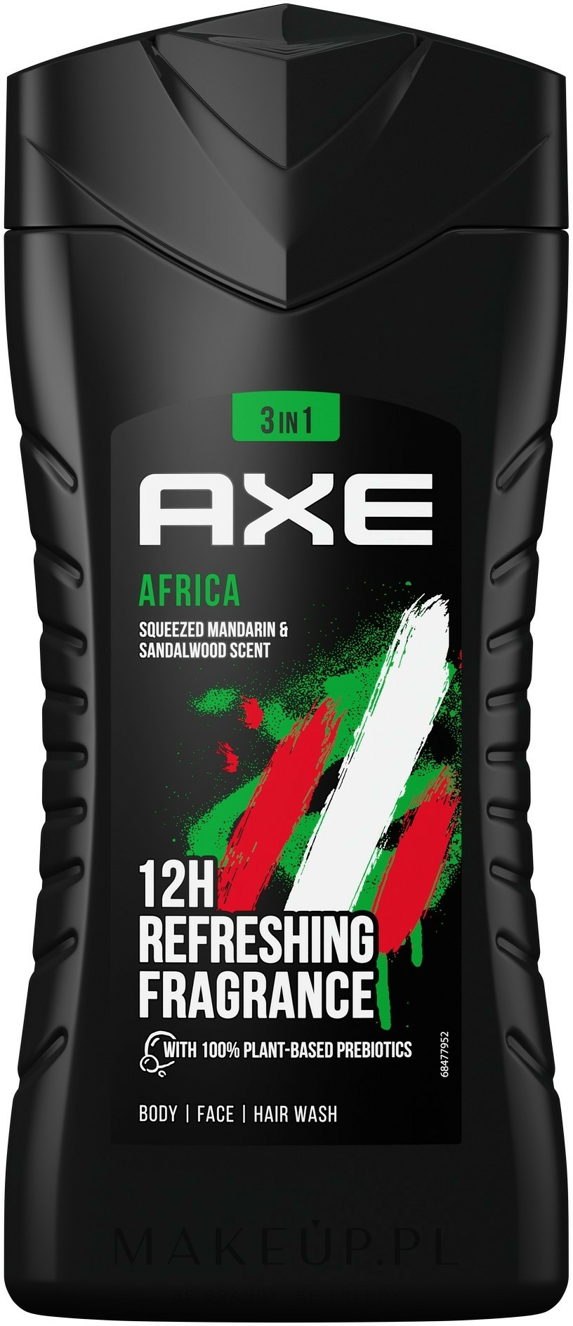 Żel pod prysznic dla mężczyzn Afryka - Axe Revitalising Africa Shower Gel — Zdjęcie 250 ml