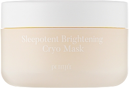 Maska do twarzy na noc wyrównująca koloryt z witaminą C i niacynamidem - Petitfee & Koelf Sleepotent Brightening Cryo Mask — Zdjęcie N1