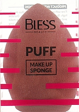 Gąbka do makijażu, brązowa - Bless Beauty PUFF Make Up Sponge — Zdjęcie N2
