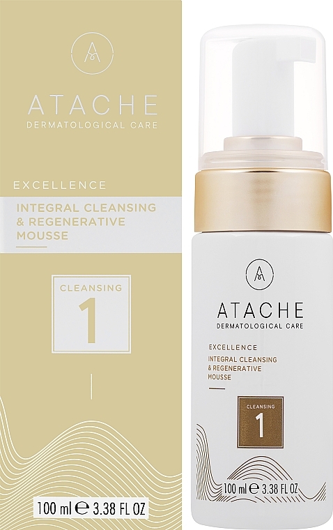 Pianka oczyszczająca z kwasami AHA - Atache Excellence Integral Cleansing & Regenerative Mousse — Zdjęcie N1