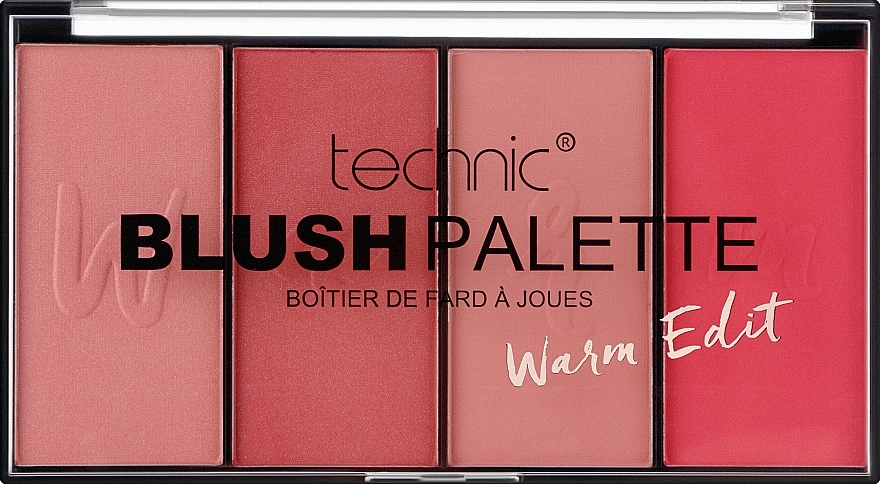 Paleta różów do twarzy - Technic Cosmetics Blush Palette — Zdjęcie N2