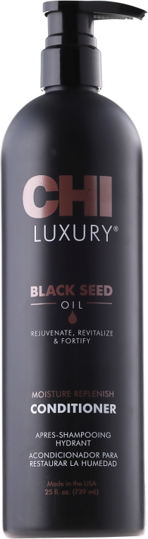 Nawilżająca odżywka z olejem z czarnuszki - CHI Luxury Black Seed Oil Moisture Replenish Conditioner — Zdjęcie N1