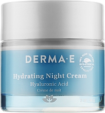 Nawilżający krem na noc z kwasem hialuronowym - Derma E Hydrating Night Cream — Zdjęcie N4