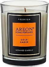 Kup Świeca zapachowa - Areon Home Perfumes Premium Gold Amber Scented Candle