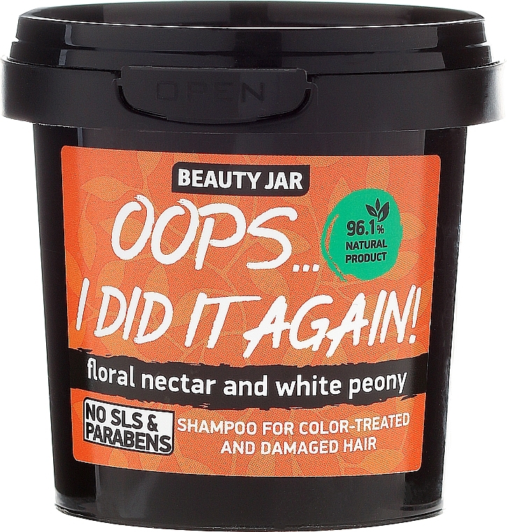 PRZECENA! Szampon do włosów farbowanych Oops... I did it again - Beauty Jar Shampoo For Colour-Treated And Damaged Hair * — Zdjęcie N1