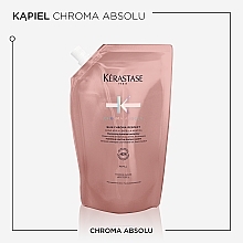 Odżywczy szampon chroniący włosy farbowane, wrażliwe i zniszczone - Kerastase Chroma Absolu Bain Chroma Respect (uzupełnienie) — Zdjęcie N2