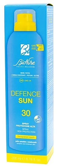 Spray przeciwsłoneczny SPF 30 - BioNike Defence Sun Spray SPF30 — Zdjęcie N2