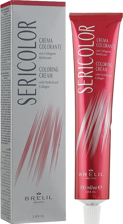 PRZECENA! Farba do włosów - Brelil Sericolor Coloring Cream * — Zdjęcie N2