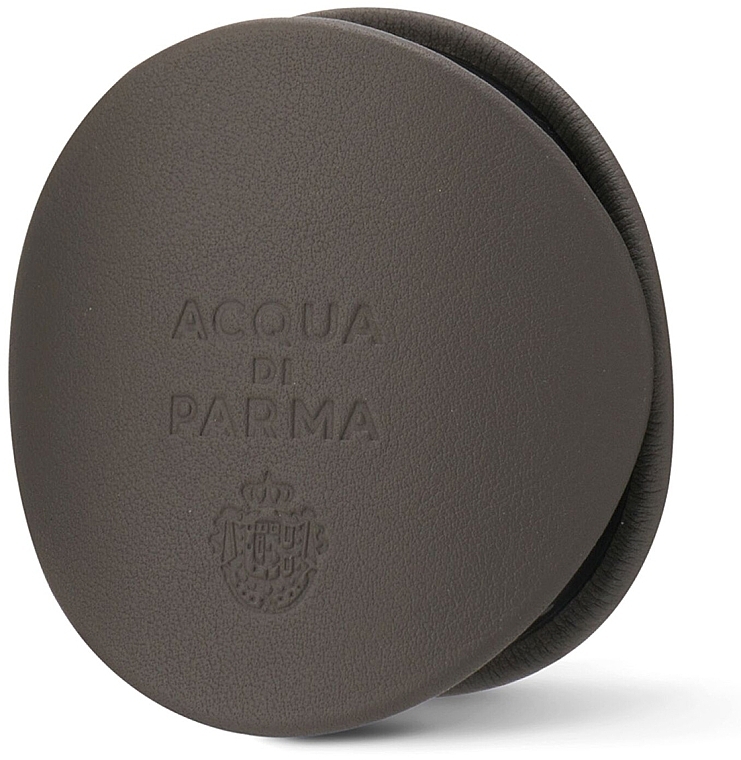 Skórzana obudowa do dyfuzora samochodowego - Acqua di Parma Car Diffuser Case Dark Grey Leather — Zdjęcie N1