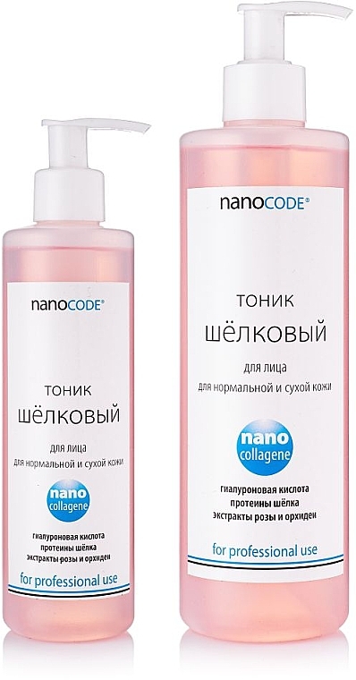 Jedwabny tonik do twarzy - NanoCode NanoCollagen Tonic