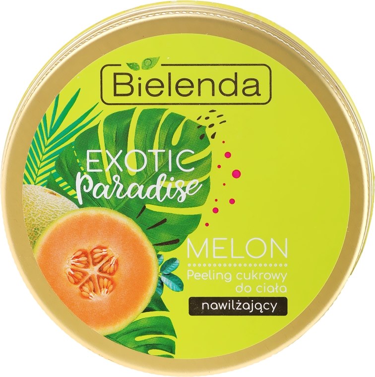 Nawilżający peeling cukrowy do ciała Melon - Bielenda Exotic Paradise Peel — Zdjęcie N1