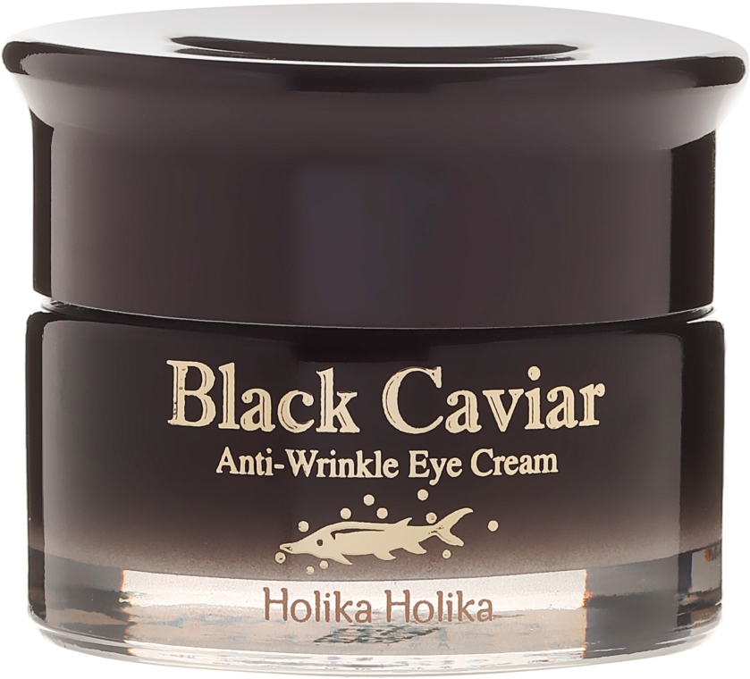 Przeciwstarzeniowy krem pod oczy z ekstraktem z czarnego kawioru - Holika Holika Black Caviar Anti Wrinkle Eye Cream — Zdjęcie N2