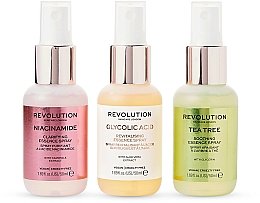 Zestaw - Revolution Skincare Mini Essence Spray Collection So Soothing (spray/50ml + spray/50ml + spray/50ml) — Zdjęcie N2