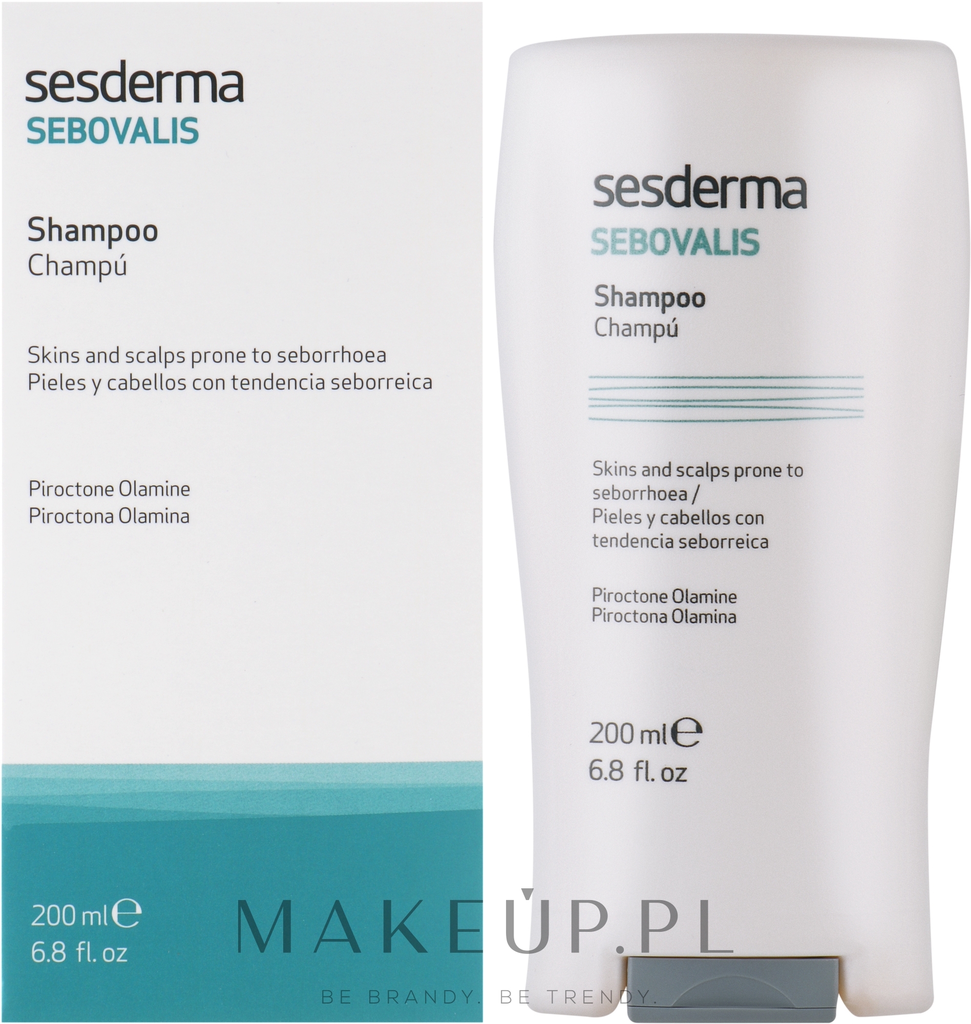 Przeciwłupieżowy szampon do włosów - SesDerma Laboratories Sebovalis Shampoo — Zdjęcie 200 ml