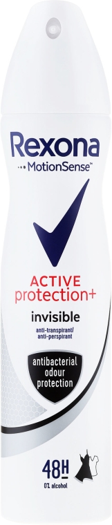 Antybakteryjny antyperspirant w sprayu - Rexona Motionsense Active Protection+ Invisible Anti-Perspirant — Zdjęcie N3
