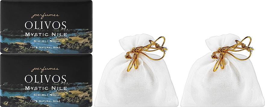 Zestaw - Olivos Perfumes Soap Mystic Nile Gift Set (soap/2*250g + soap/2*100g) — Zdjęcie N2