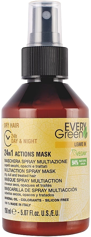 Nawilżająca kremowa maska do włosów suchych - Every Green 24in1 Actions Mask Dry Hair — Zdjęcie N1