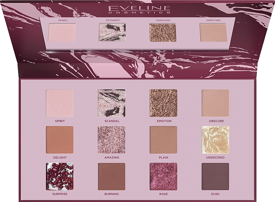 PREZENT! Paleta cieni do powiek - Eveline Cosmetics Shocking Nudes Eyeshadow Palette — Zdjęcie N1