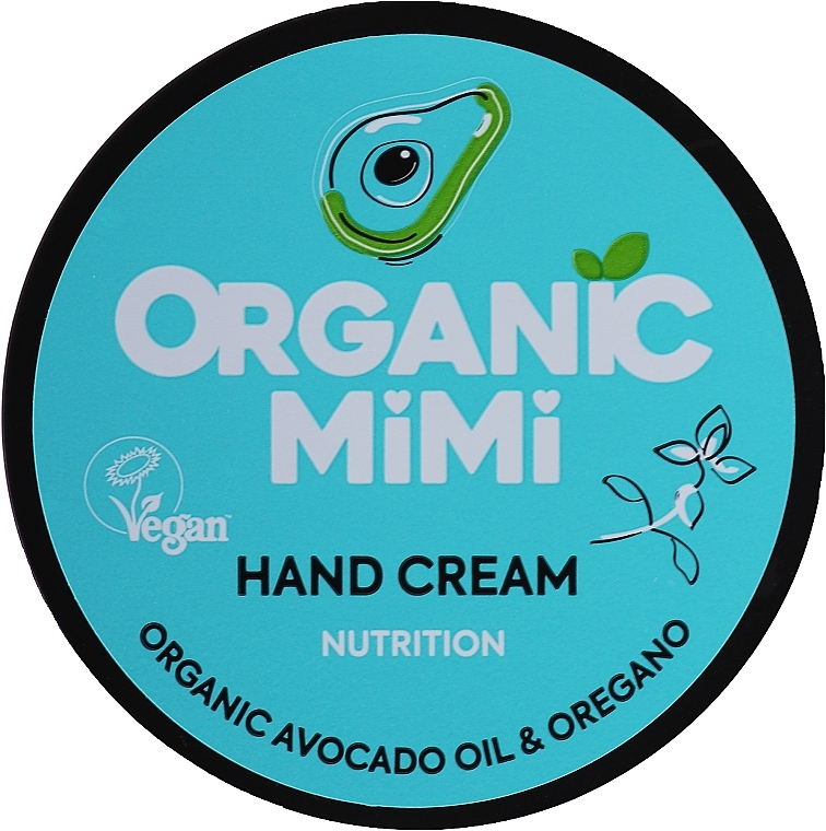 Odżywczy krem do rąk z awokado i oregano - Organic Mimi Organic Avocado Oil & Oregano Nutrition Hand Cream  — Zdjęcie N1