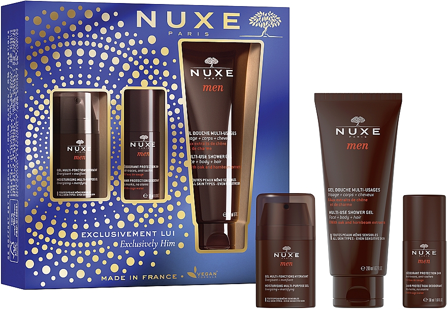 Zestaw dla mężczyzn - Nuxe Men (f/gel/50ml + deo/50ml + sh gel/200ml) — Zdjęcie N3