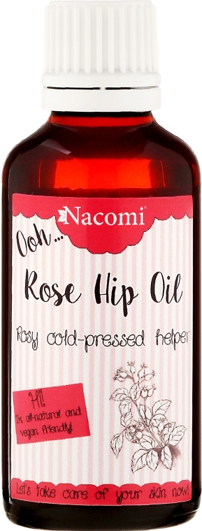 Olej z dzikiej róży - Nacomi Rose Hip Oil — Zdjęcie N3