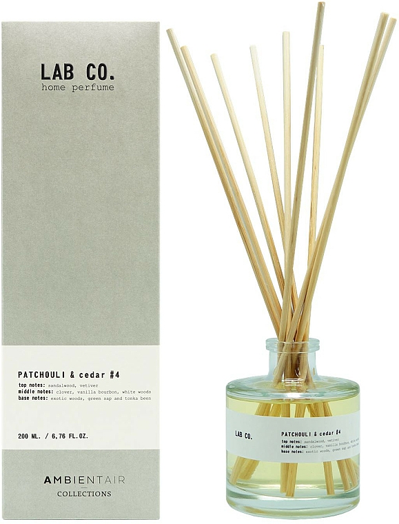 Patyczki zapachowe Patchouli i cedr - Ambientair Lab Co. Patchouli & Cedar — Zdjęcie N1