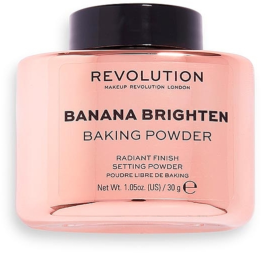 Puder do twarzy - Makeup Revolution Banana Brighten Baking Powder — Zdjęcie N1