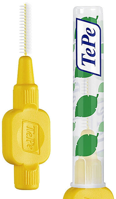 Zestaw szczoteczek międzyzębowych - TePe Interdental Brush Size 4 Yellow 0.7mm — Zdjęcie N3