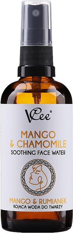 Kojąca woda do twarzy Mango i rumianek - VCee Mango & Chamomile Soothing Face Water — Zdjęcie N1