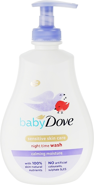 Uspokajający płyn do kąpieli dla dzieci - Dove Baby Calming Nights Baby Night Time Head To Toe Wash — Zdjęcie N1