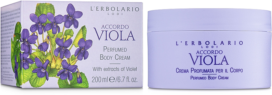 Perfumowany krem do ciała Fiołek - L'Erbolario Crema Viola — Zdjęcie N1