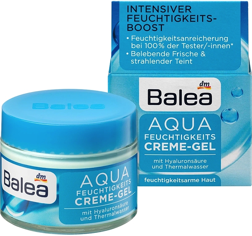 Nawilżający krem-żel do twarzy - Balea Aqua Moisture Cream Gel