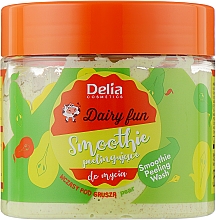 Smoothie peelingujące do mycia Wczasy pod gruszą - Delia Dairy Fun — Zdjęcie N1